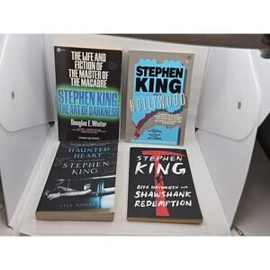 Lot Of 4 Paperback Books About Stephen King